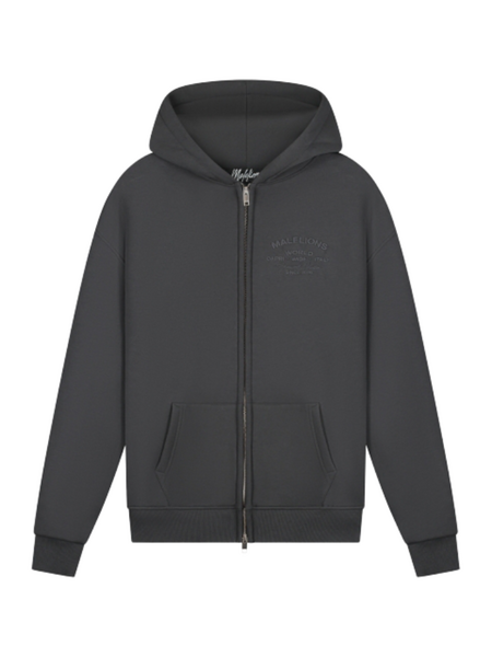 Malelions Permanent Vacation Zip Hoodie - Antra