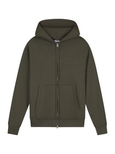 Malelions Malelions Permanent Vacation Zip Hoodie - Vintage Green