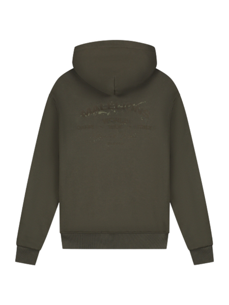 Malelions Malelions Permanent Vacation Zip Hoodie - Vintage Green