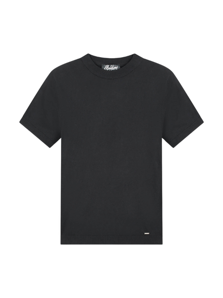 Malelions Knitted T-Shirt - Black