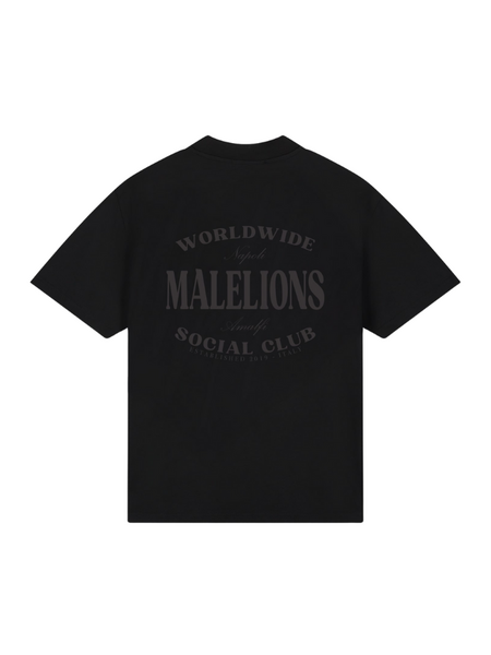 Malelions Social Club T-Shirt - Black