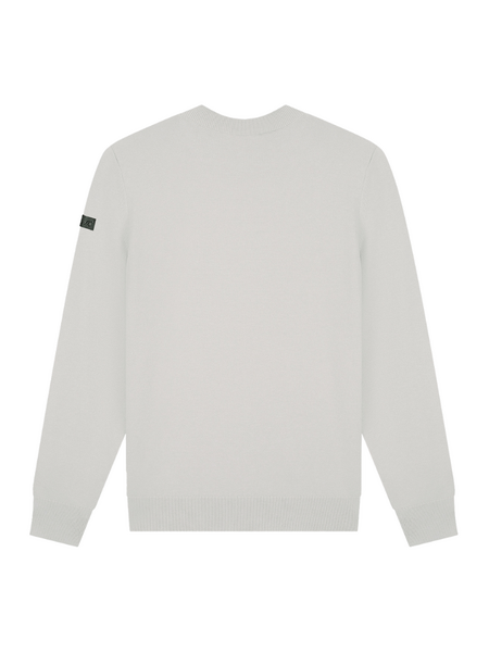 Malelions Malelions Knitted Crewneck - Pearl Grey