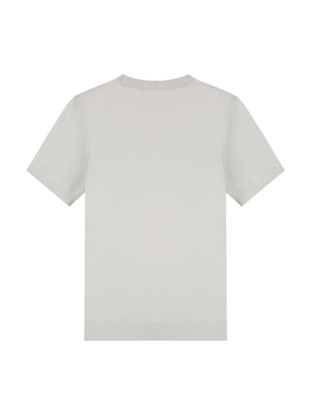 Malelions Malelions Knitted T-Shirt - Pearl Grey