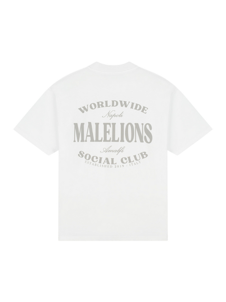 Malelions Malelions Social Club T-Shirt - White