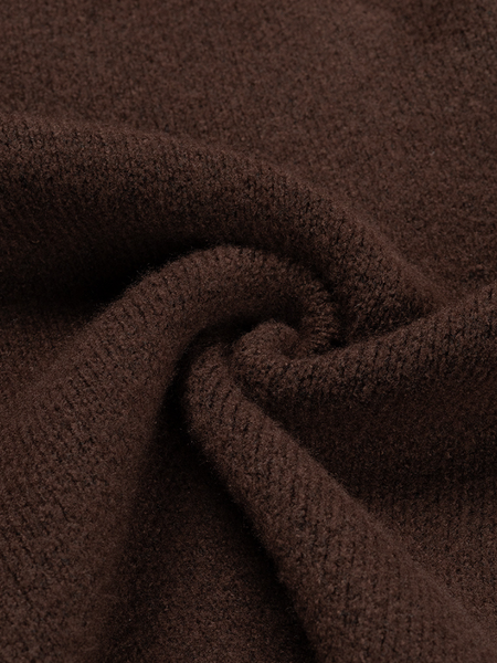 Croyez Croyez Etiquette Knit Sweater - Brown