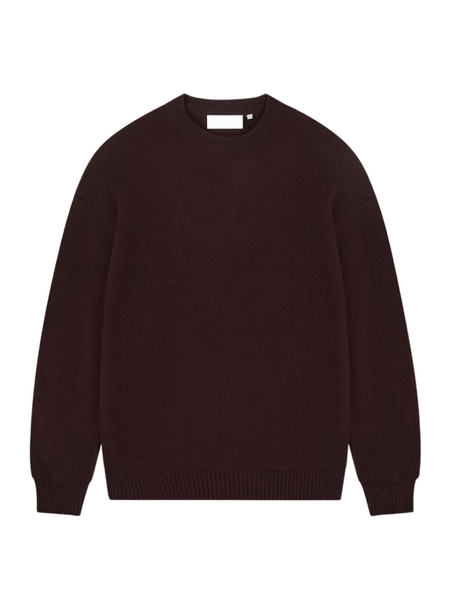 Croyez Gallery Knit Sweater - Burgundy
