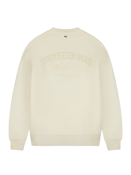 Croyez Croyez 'En Vous' Knit Sweater - Off-White