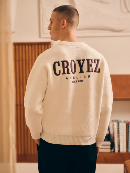 Croyez Croyez Gallery Knit Sweater - Off-White