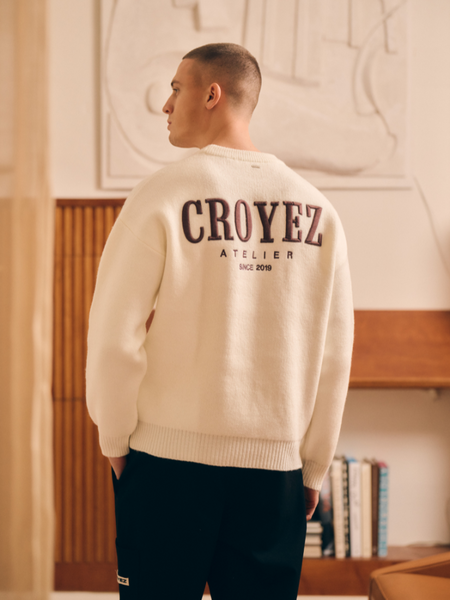 Croyez Croyez Gallery Knit Sweater - Off-White
