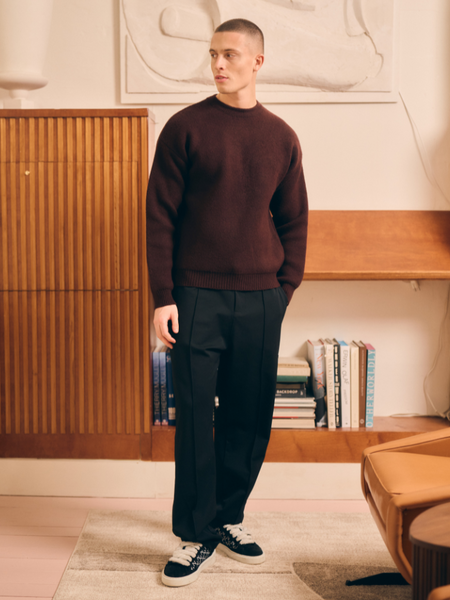 Croyez Croyez Gallery Knit Sweater - Burgundy