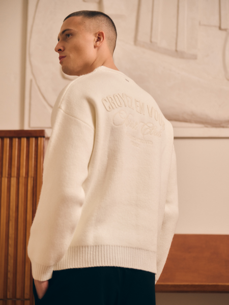 Croyez Croyez 'En Vous' Knit Sweater - Off-White