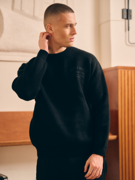 Croyez Croyez 'En Vous' Knit Sweater - Black