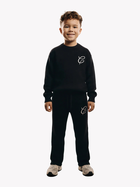 Croyez Croyez Mini Knit Straight Pants - Black