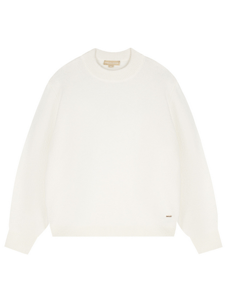 Malelions Malelions Women Oversized Knitted Sweater - Cream Malelions Women Oversized Knitted Sweater - Cream