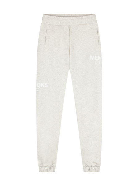 Malelions Women Members Society Sweatpants - Grey Melange