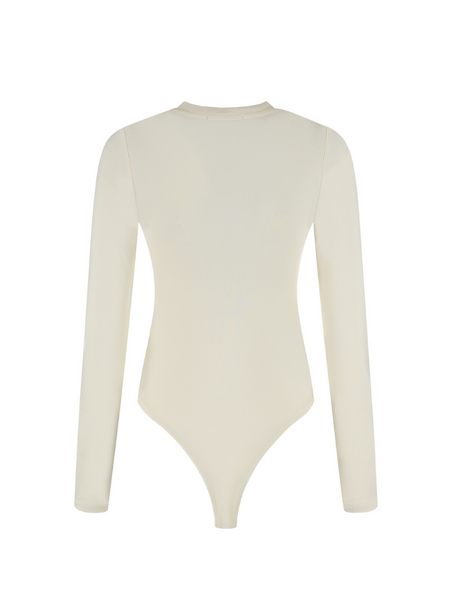 Malelions Malelions Women Crewneck Bodysuit - Cream