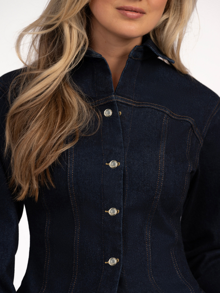 Nikkie Nikkie Obra Blouse - Denim Blue