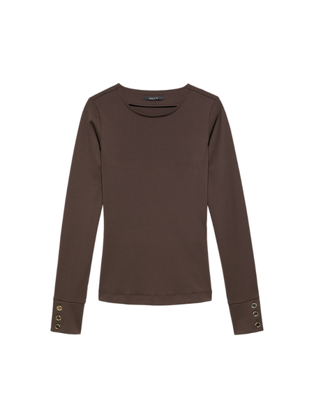 Nikkie Oshawa Top - Coffee