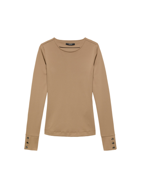 Nikkie Nikkie Oshawa Top - Walnut