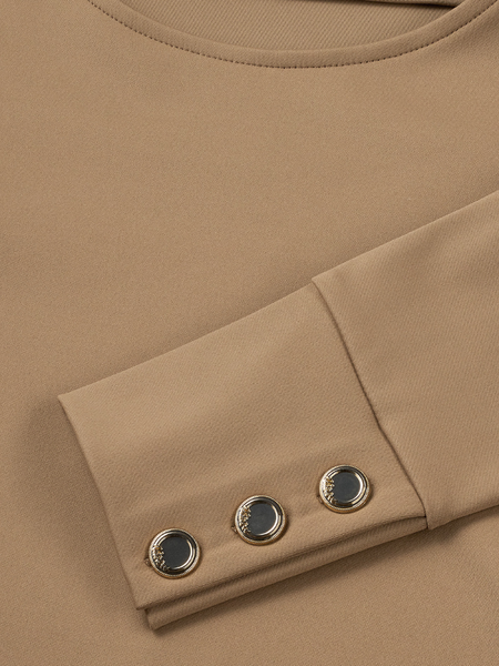 Nikkie Nikkie Oshawa Top - Walnut