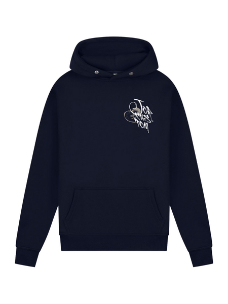 JorCustom JorCustom LoveAngel Slim Fit Hoodie - Navy