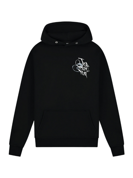 JorCustom JorCustom LoveAngel Slim Fit Hoodie - Black
