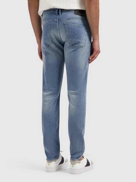 Pure Path Pure Path The Ryan Slim Fit Jeans - Denim Mid Blue