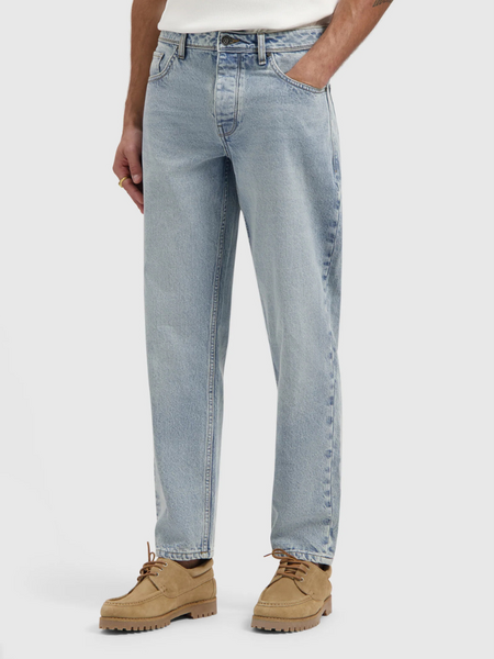 Pure Path Pure Path The Aiden Loose Fit Jeans - Denim Light Blue