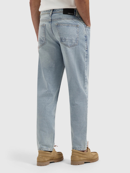 Pure Path Pure Path The Aiden Loose Fit Jeans - Denim Light Blue
