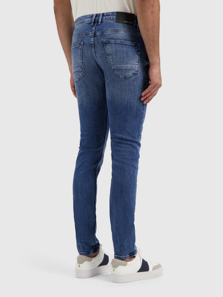 Pure Path Pure Path The Jone 2.0 Skinny Fit Jeans - Denim Dark Blue