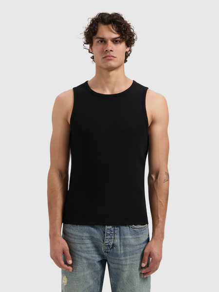 Pure Path Pure Path Essential Initials Tanktop - Black