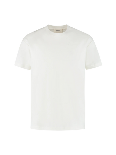 Pure Path Pure Path Essential Initials T-Shirt - Off White