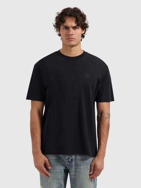 Pure Path Pure Path Essential Initials T-Shirt - Black