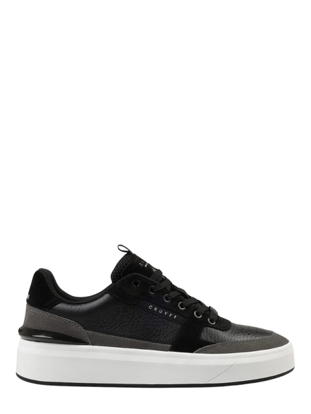 Cruyff Endorsed Tennis Sneaker - Black/Mid Grey