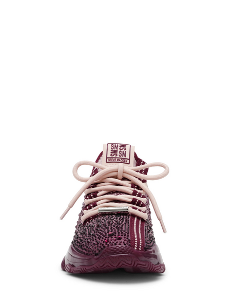Steve Madden Steve Madden Mistica Sneaker - DK Cherry Lacq
