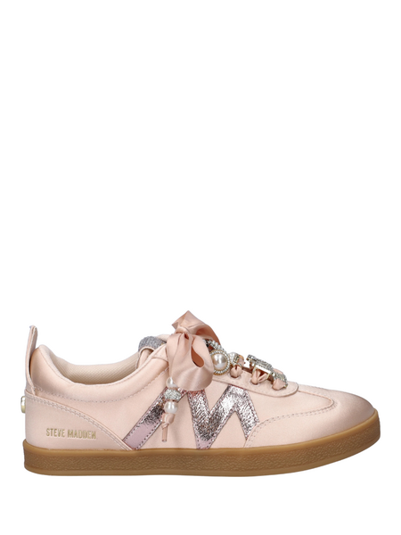 Steve Madden Steve Madden Degree-P Sneaker - Blush Satin Steve Madden Degree-P Sneaker - Blush Satin