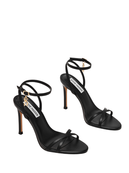 Steve Madden Jypsey-CN Heels - Black Leather Steve Madden Steve Madden Jypsey-CN Heels - Black Leather