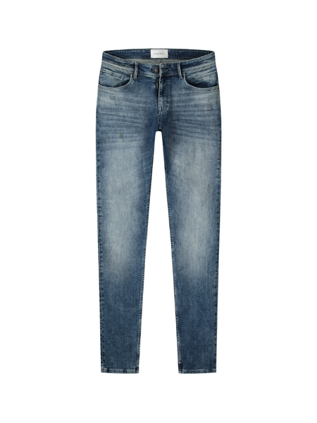 Pure Path The Jone Skinny Jeans - Denim Mid Blue Pure Path Pure Path The Jone Skinny Jeans - Denim Mid Blue