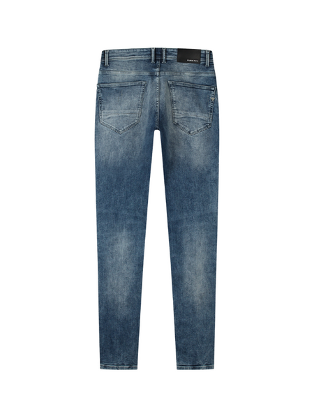 Pure Path The Jone Skinny Jeans - Denim Mid Blue Pure Path Pure Path The Jone Skinny Jeans - Denim Mid Blue