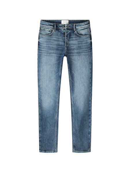 Pure Path The Ryan Slim Fit Jeans - Denim Mid Blue Pure Path Pure Path The Ryan Slim Fit Jeans - Denim Mid Blue