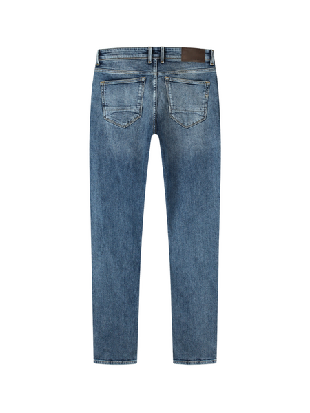 Pure Path The Ryan Slim Fit Jeans - Denim Mid Blue Pure Path Pure Path The Ryan Slim Fit Jeans - Denim Mid Blue