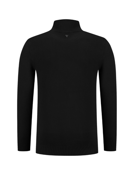 Pure Path Pure Path Essential Knitwear Mockneck Sweater - Black