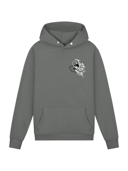 JorCustom JorCustom LoveAngel Slim Fit Hoodie - Dark Grey