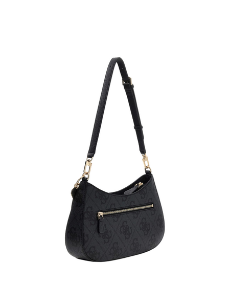 Guess Guess Noelle 4G Shoulder Bag - Coal Logo