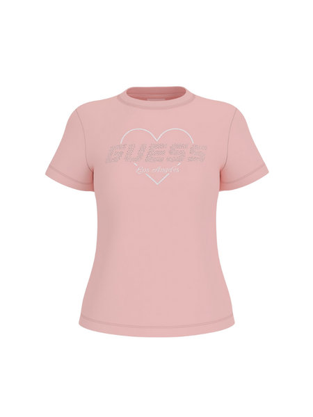 Guess Guess Narciso CN T-Shirt - Pink Good Vibes