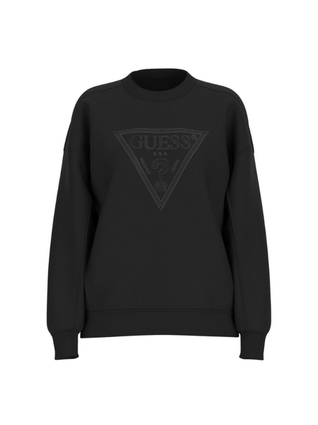 Guess Guess CN Triangle Studs Sweater - Jet Black