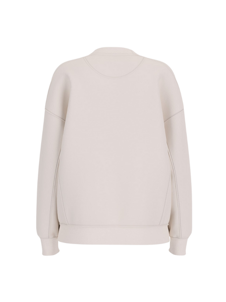 Guess Guess CN Triangle Studs Sweater - Cream White