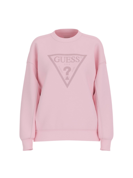 Guess Guess CN Triangle Studs Sweater - Delicate Pink