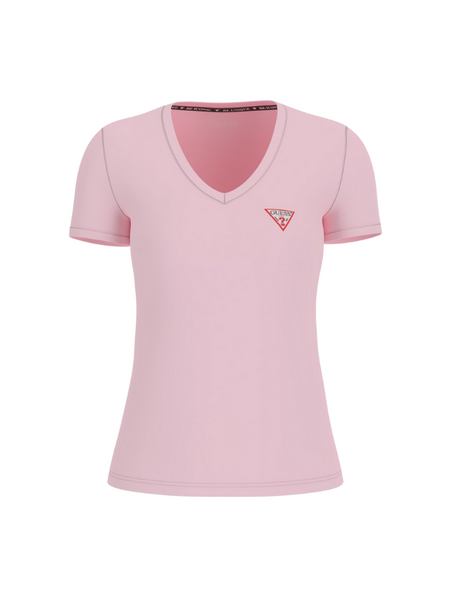 Guess Guess SS VN Mini Triangle T-Shirt - Delicate Pink