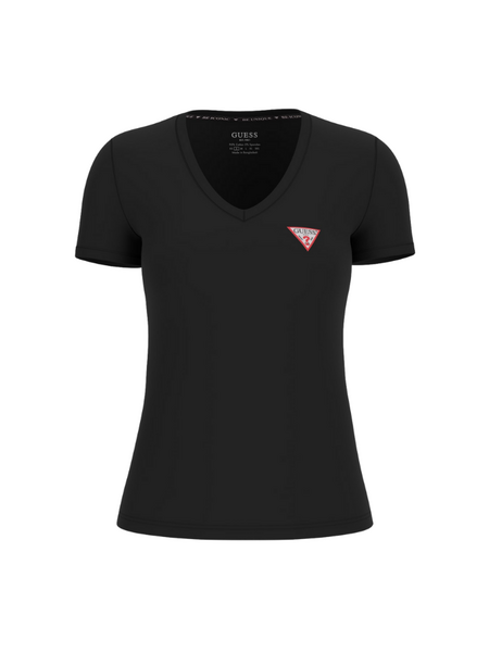 Guess Guess SS VN Mini Triangle T-Shirt - Jet Black